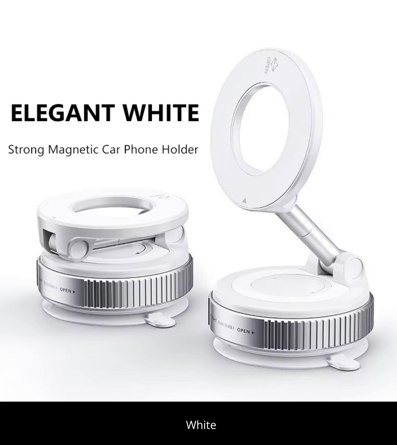 Magnetic Car Navigation Phone Holder Vacuum Sucker